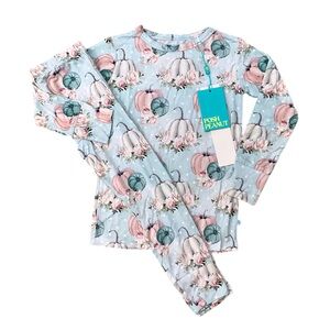 Posh Peanut Bamboo Jackie Pumkin Pjs 5T